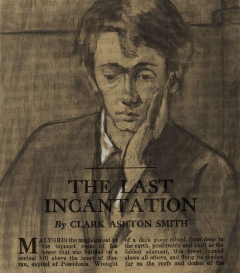 illustration of Clark Ashton Smith